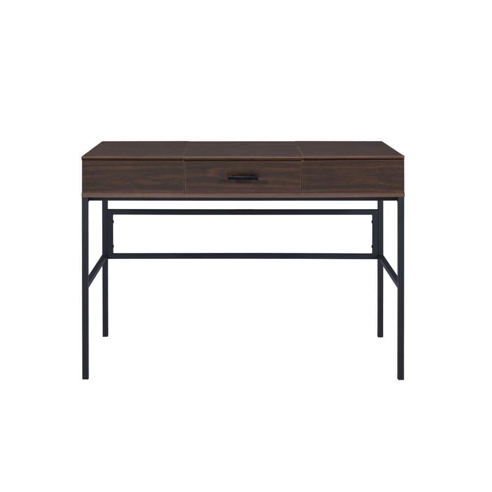 Acme Furniture Verster 44 in. Oak & Black Finish Writing