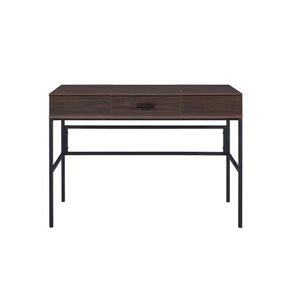 Acme Furniture Verster 44 in. Oak & Black Finish Writing Desk