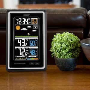 Digital Vertical Wireless Forecast Station with Temperature Alerts
