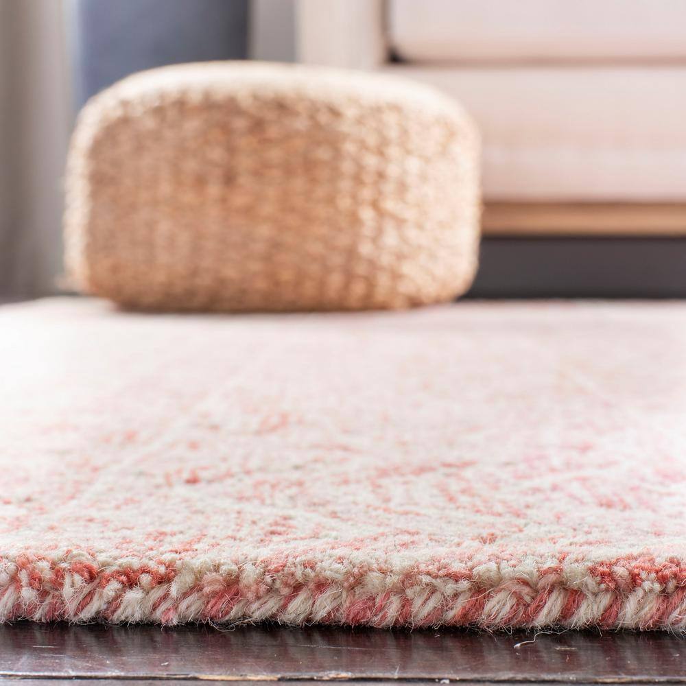 Ivory Elegance 8' x 10' Handmade Wool Tufted Rectangular Rug