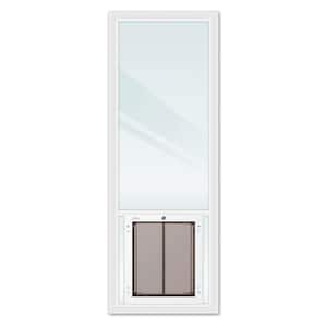 Plexidor Dog Door 24 in. x 66 in. LoE Glass Insert for 32 in. x 80 in., 34 in. x 80 in. and 36 in. x 80 in. French Doors