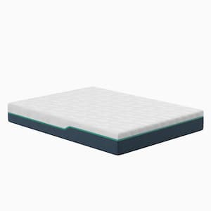 Invigorate King Size Medium-Plush Gel Memory Foam 10" Mattress with Cooling Air Flow, Pressure Relieving, Bed-in-a-Box