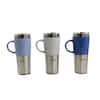 Mr. Coffee Traverse 16 fl.oz. Stainless Steel and Ceramic Travel Mug (Set  of 3) 985112241M - The Home Depot