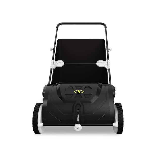 Sun Joe 21 in. 2.9 cu. ft. Capacity Manual Leaf and Lawn Sweeper