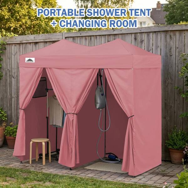pop up dressing room pink Flex Ultra Compact 4x4 Pop-up Canopy Tent with Vented Top, Pink