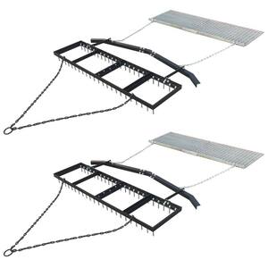 72 in. Spike Drag with Surface Leveling Bar and Drag Mat for ATV/UTVs