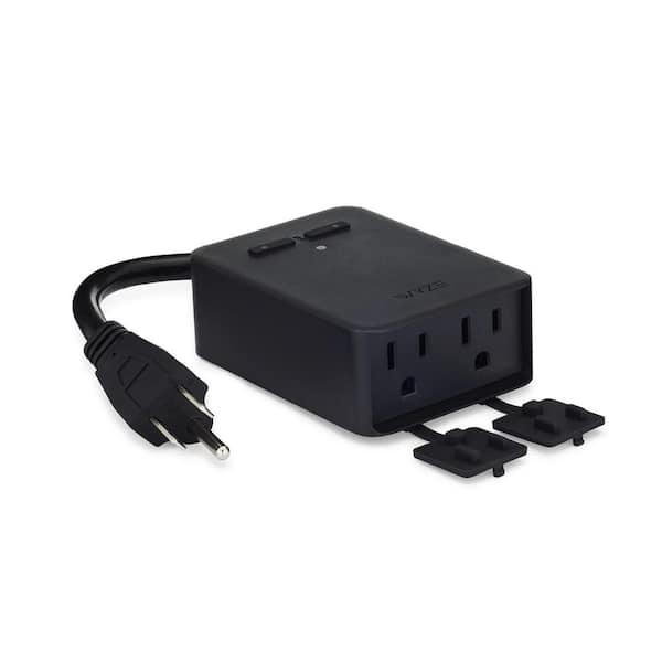 GE Cync 120-Volt 2-Outlet Outdoor Smart Plug in the Smart Plugs department  at