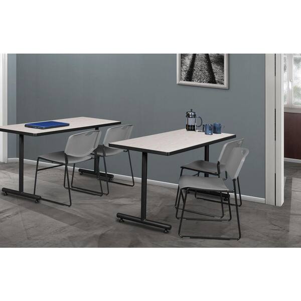 Regency Kobe 48 in x 30 in. Maple T-Base Training Seminar Table
