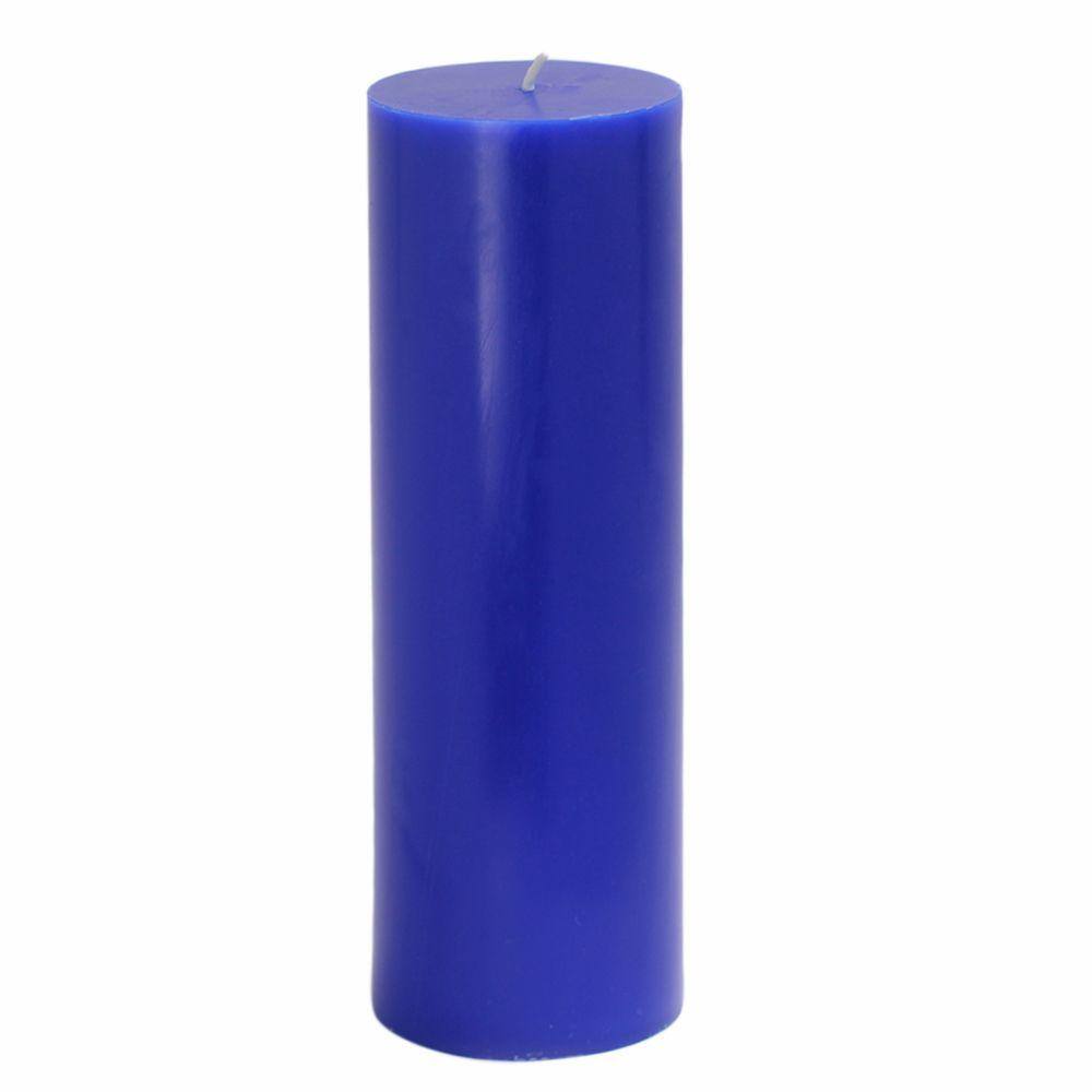 UPC 685024160086 product image for Zest Candle 3 in. x 9 in. Blue Pillar Candles Bulk (12-Case) | upcitemdb.com