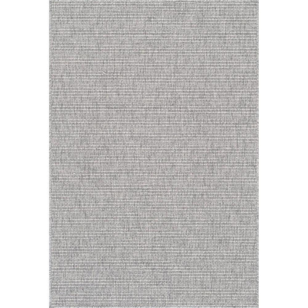 Royal Easy Jute Grey 4 ft. x 6 ft. Solid Indoor Outdoor Area Rug price history on PriceWatchPro