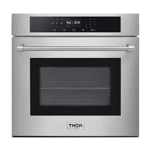30 in. Single Electric Wall Oven with Convection and Self-Cleaning in Stainless Steel