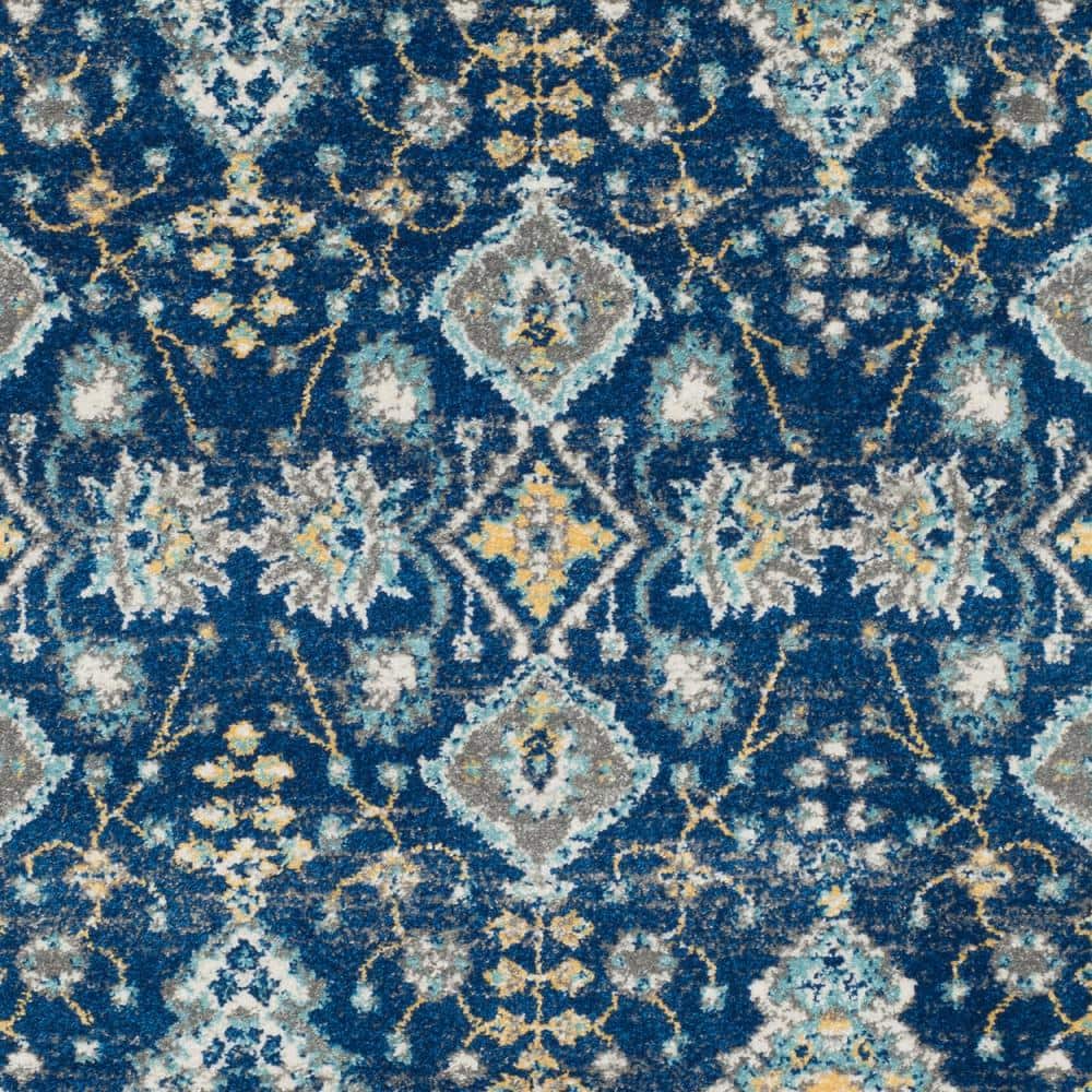 Royal Ivory High Pile Synthetic Rectangular Rug