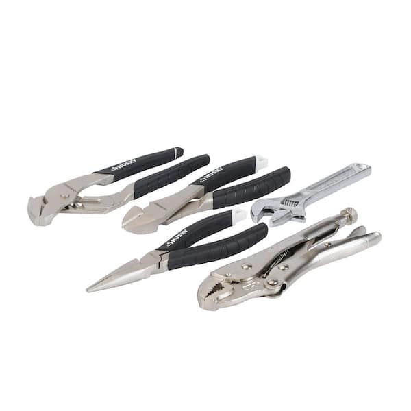 5-Piece Pliers and Wrench Set
