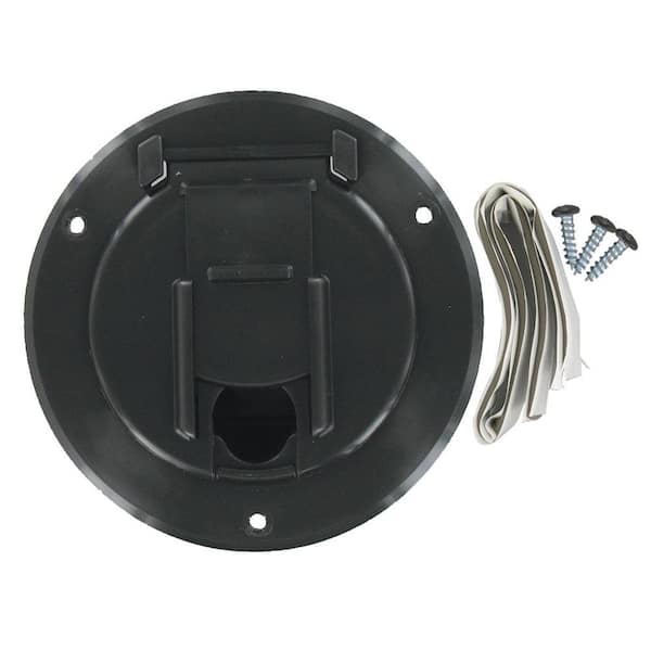 Valterra Small Round Cord Hatch - Black