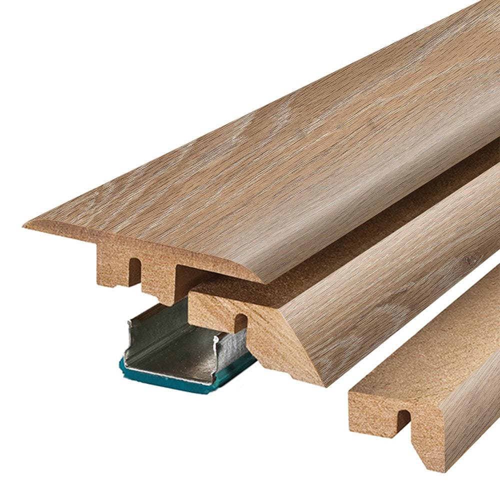 Virgil Island 0.75 in. T x 2.37 in. W x 78.7 in. L Textured Wood Look Laminate Moulding/Trim 4 in 1 Molding price history on PriceWatchPro