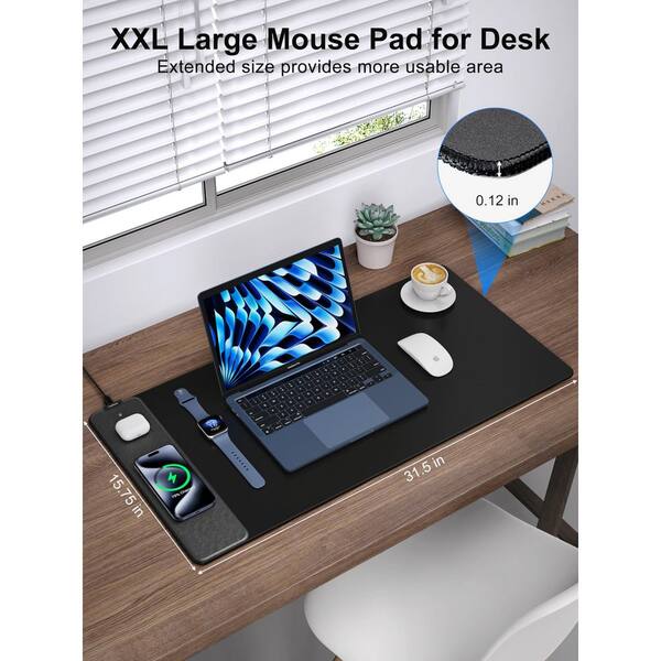 thumbnail image 2 of Extended Gaming Mouse Pad – Large XXL Desk Mat, Non-Slip Rubber Base, Soft & Smooth 2 of 6