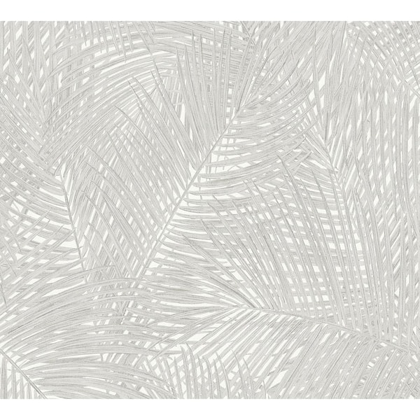 Advantage Botanical Light Grey Wallpaper Sample