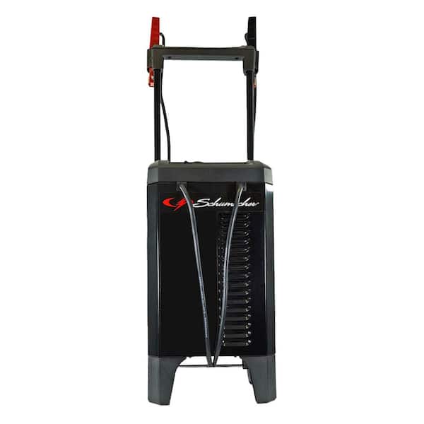 Schumacher Electric Automotive 6 Volt and 12 Volt 275 Amp Fully Automatic Wheeled Jump Starter and Battery Charger with 40 Amp Boost
