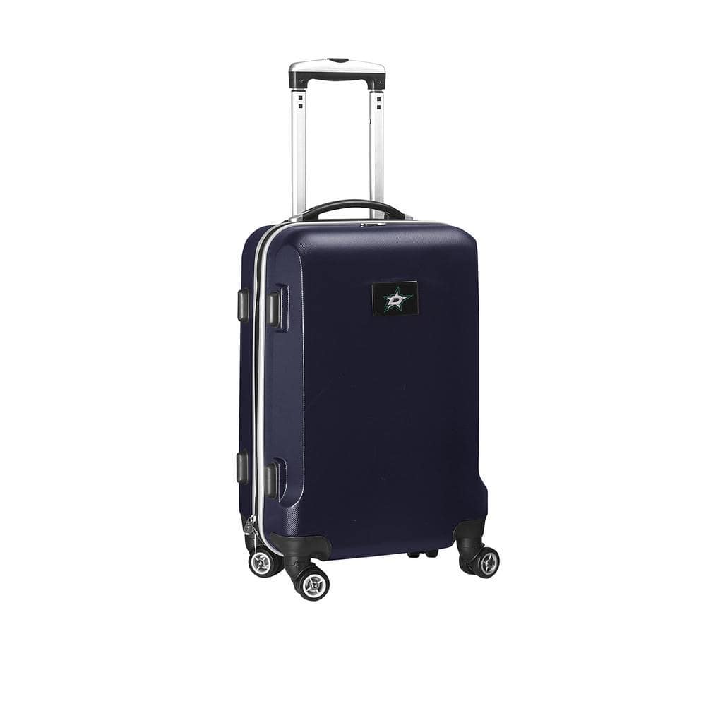 NHL Dallas Stars 21 in. Navy Carry-On Hardcase Spinner Suitcase