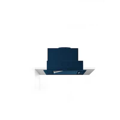 28 in. 560 CFM Cabinet Insert Vent Hood with Lights in Blue