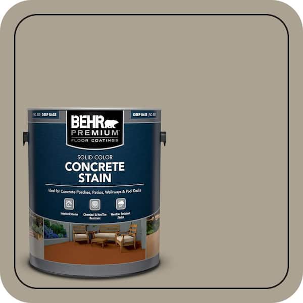 1 gal. #PFC-37 Putty Beige Solid Color Flat Interior/Exterior Concrete Stain