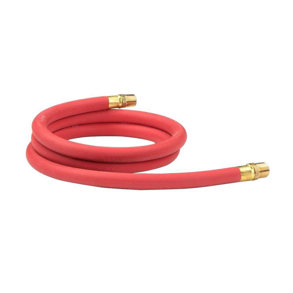 TEKTON 6 ft. x 1/2 in. I.D. Rubber LeadIn Air Hose (250 PSI)46363
