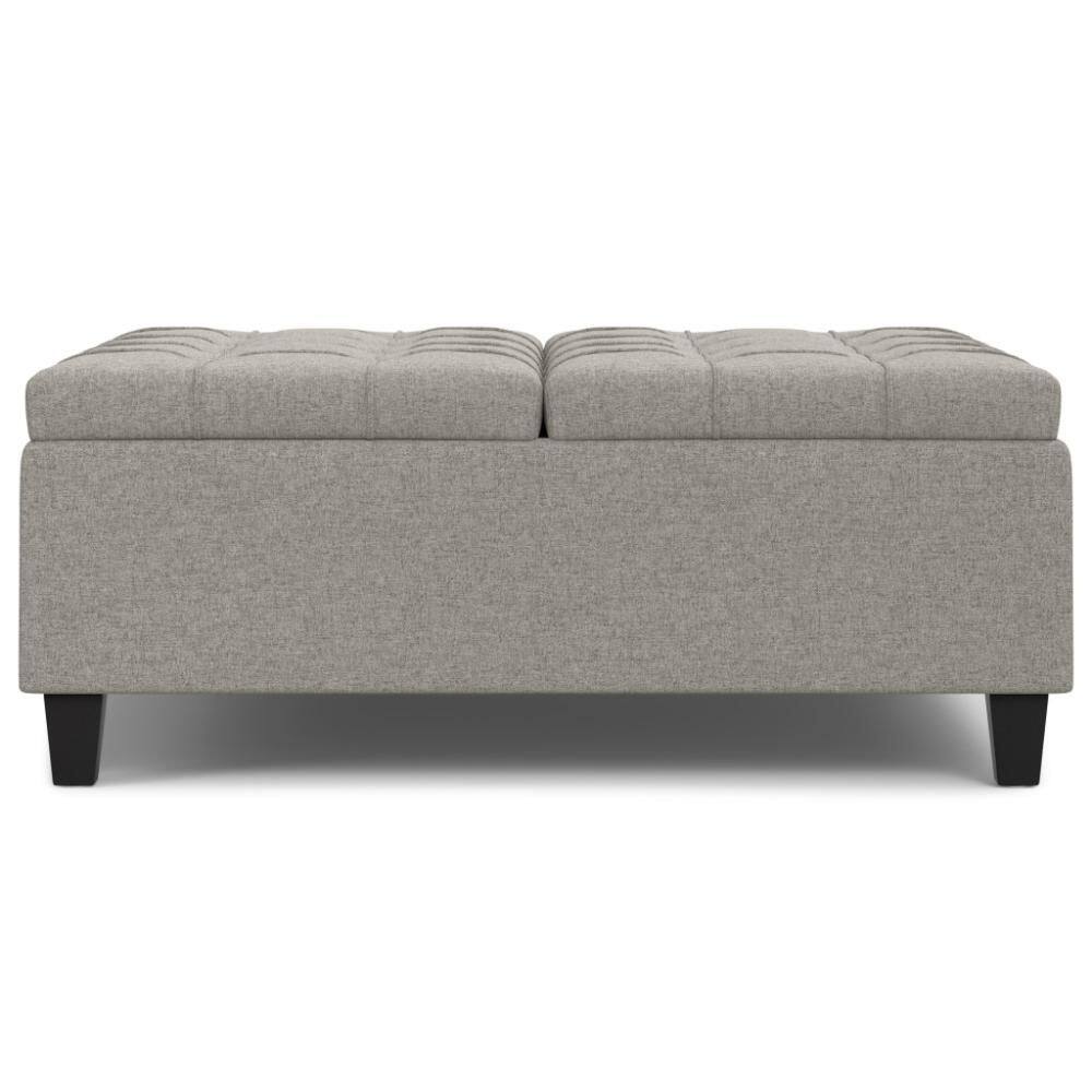 Polyester Square Standard Large Ottoman