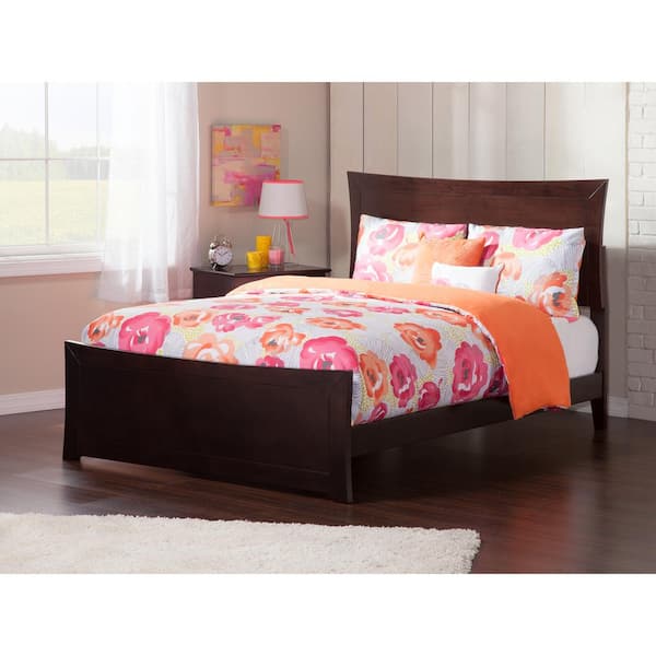 AFI Metro Espresso Full Traditional Bed with Matching Foot Board
