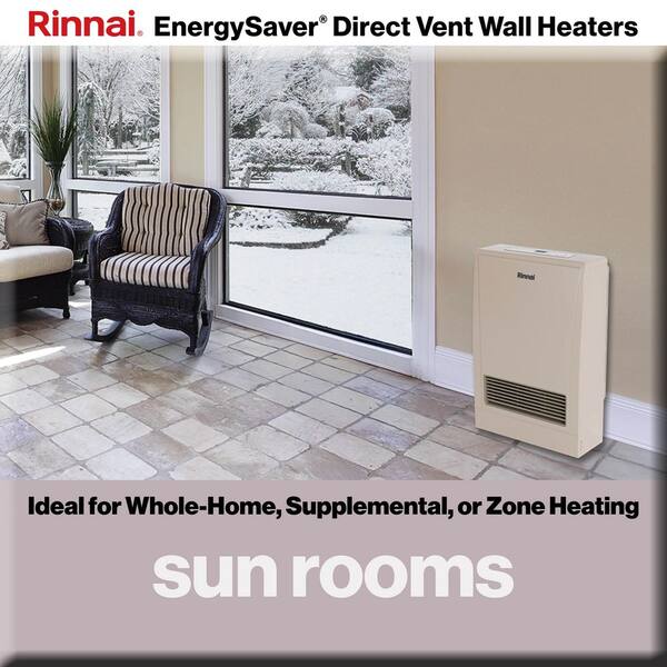 Rinnai EnergySaver 20,700 BTU Direct Vented Wall Furnace Propane