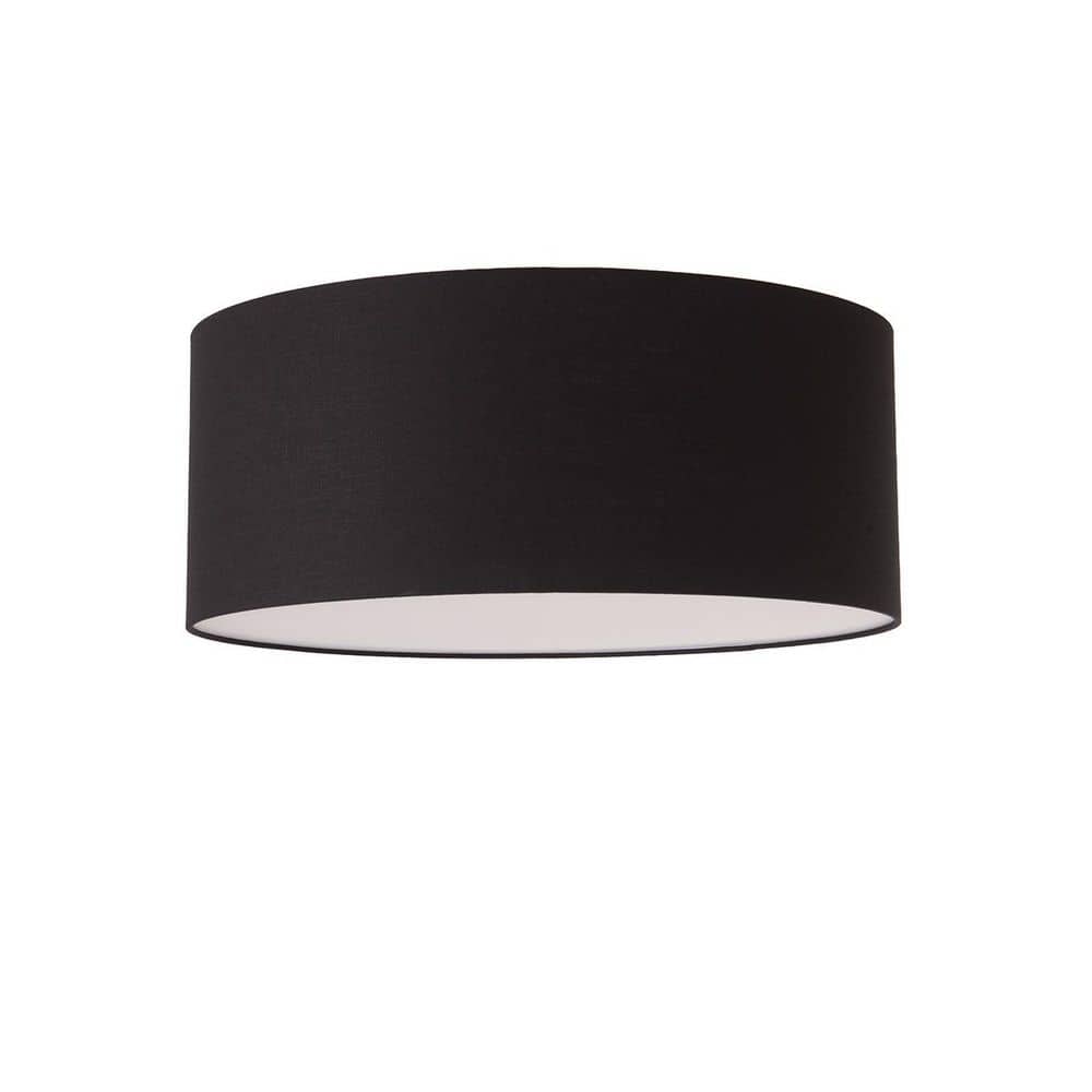 Stretch Flush Mount 17 in. Weathered Brass Indoor Integrated LED Flush Mount 2700K 1500 Lumen, Black Linen Shade price history on PriceWatchPro