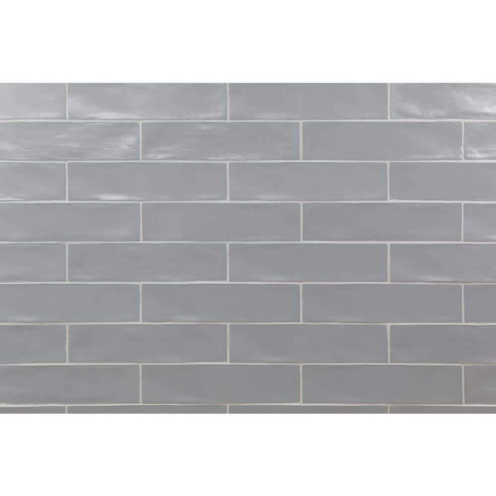 Ivy Hill Tile Strait Gray 3 In X 12 In 8 Mm Matte Ceramic Subway Wall Tile 22 Piece 538 Sq