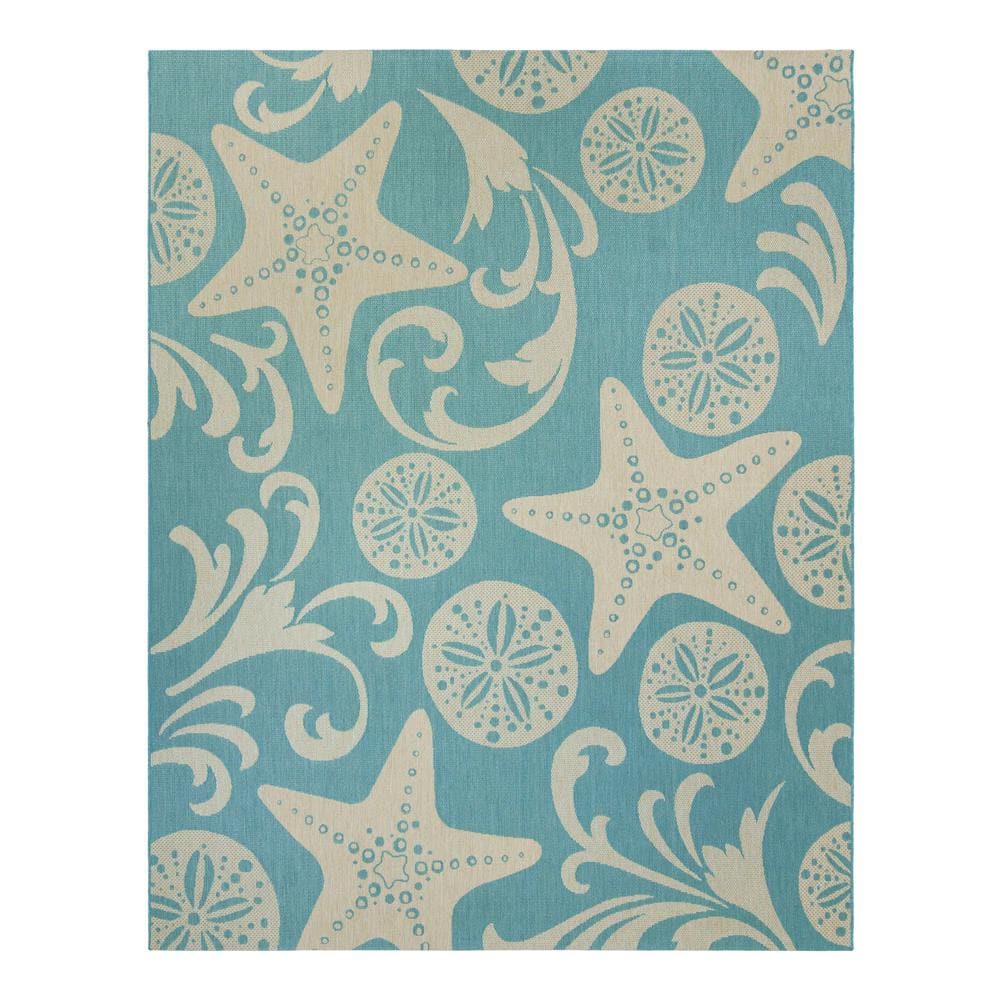 Paseo Canoa Oasis Starfish 9 ft. x 13 ft. Indoor/Outdoor Area Rug -  Gertmenian & Sons, 46467