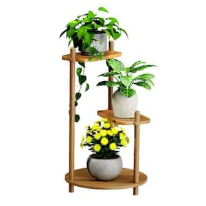 Plant Stand Indoor Plant Stands Wood Outdoor Tiered Plant Shelf for Multiple Plants 3-Tiers 3 Potted Ladder Plant Holder