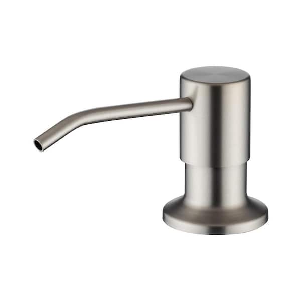 Flynama Kitchen Stainless Steel Soap Dispenser in Brushed Nickel