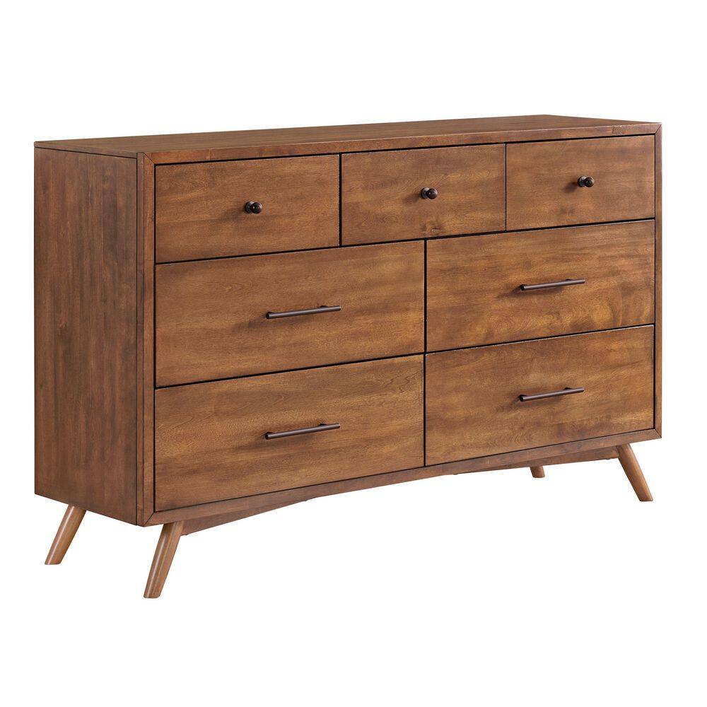 Martin Svensson Home Mid-Century Modern Cinnamon 7-Drawer 58 in. Wide ...