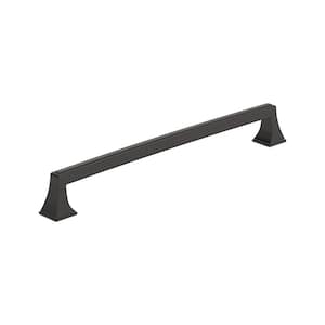 Mulholland 10-1/16 in. (256 mm) Center-to-Center Black Bronze Cabinet Bar Pull (1-Pack)