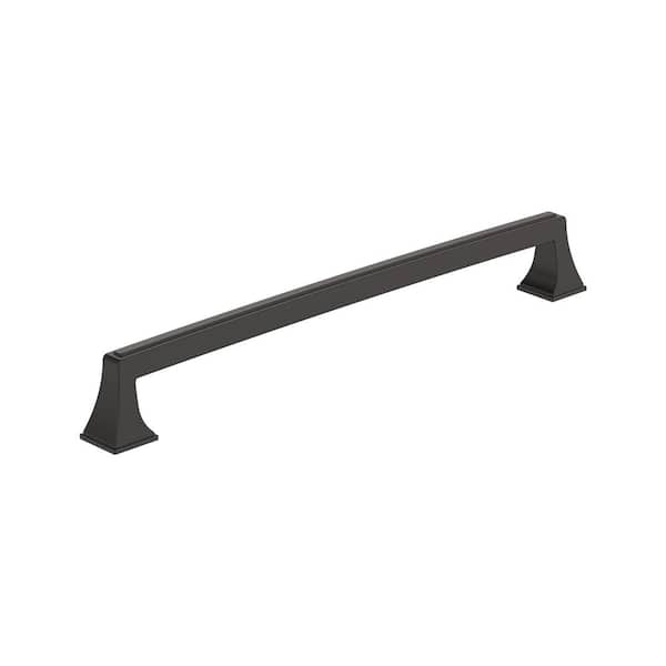 Amerock Mulholland 10-1/16 in. (256 mm) Center-to-Center Black Bronze Cabinet Bar Pull (1-Pack)