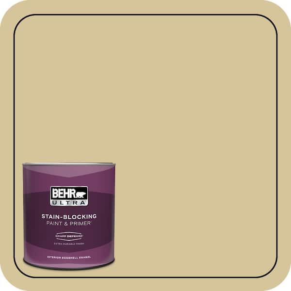 BEHR ULTRA 1 qt. Home Decorators Collection #HDC-NT-02 White Oak Extra Durable Eggshell Enamel Interior Paint & Primer