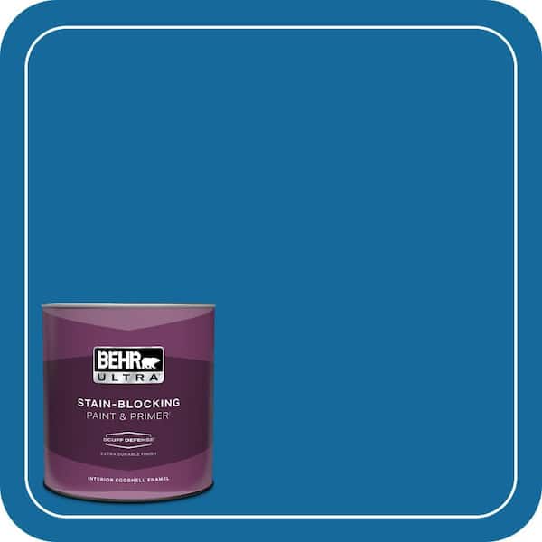 BEHR ULTRA 1 qt. #P500-7 Cosmic Cobalt Extra Durable Eggshell Enamel Interior Paint & Primer