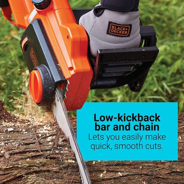 BLACK+DECKER 16 in. 12 AMP Corded Electric Rear Handle Chainsaw