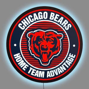 Chicago Bears Home Team Advantage 24 in. LED Lighted Sign