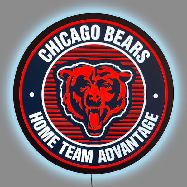 IMPERIAL Chicago Bears Home Team Advantage 24 in. LED Lighted Sign