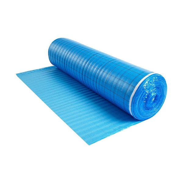 3-in-1 Foam Floor Underlayment, 200 sq. ft. 43.31 x in. W 55.45 x ft. L x 120 mm T Underlayment for Laminate Flooring