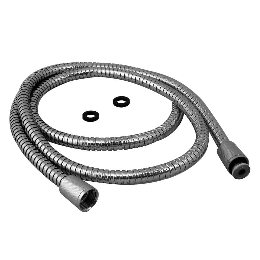 Westbrass 72 in. Brass Hose for Hand Shower in Polished Chrome D35526