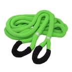 Grip On Tools Green 14 ft. Tow Rope w/Hooks - 28816