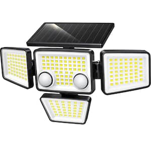 Solar Outdoor Wall Lights with 270° Wide Lighting Angle and Sensors for Backyard and Yard