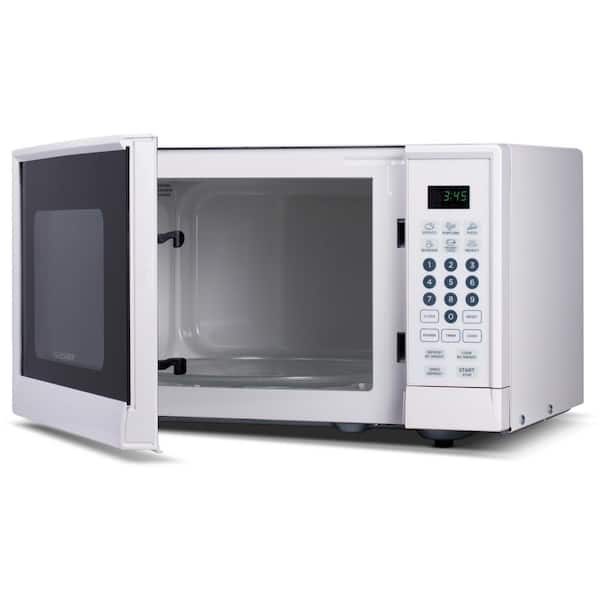 Commercial Chef CHM7MW COMMERCIAL CHEF Small Microwave 0.7 Cu. Ft.  Countertop Microwave with Digital Display, White