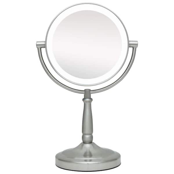 Zadro 9 In X 14 Led Lighted, 10x Magnifying Led Lighted Makeup Mirror