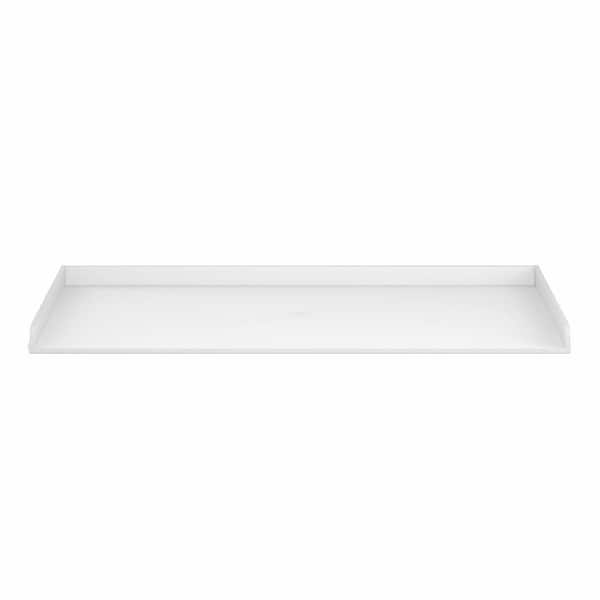 Furinno Ravel 27.5 D x 54 W White Wood Washer Dryer Countertop