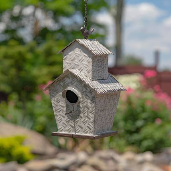 Zaer Ltd. International Hanging Galvanized Birdhouse The Farmhouse
